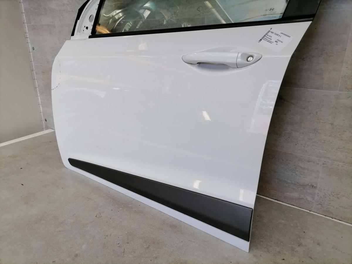 Hyundai I10 IA Bj.2016 original T&uuml;r vorn links Polarweiss BMS besch&auml;digt